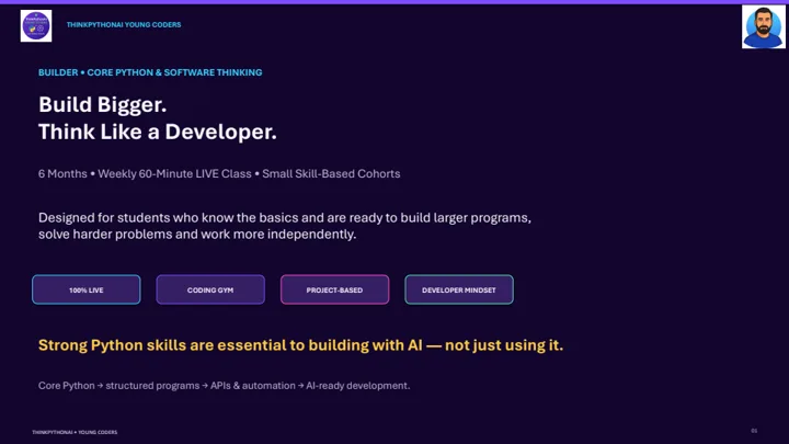 Python Builder curriculum cover