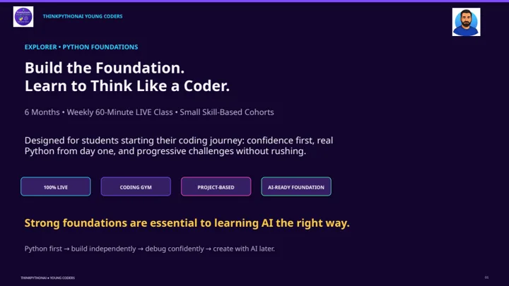 Python Explorer curriculum cover